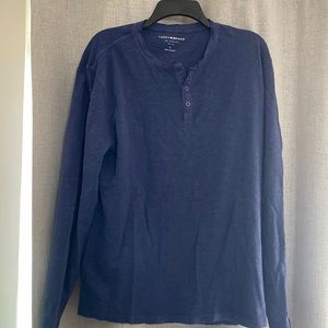 Brand new lucky brand blue long sleeve shirt